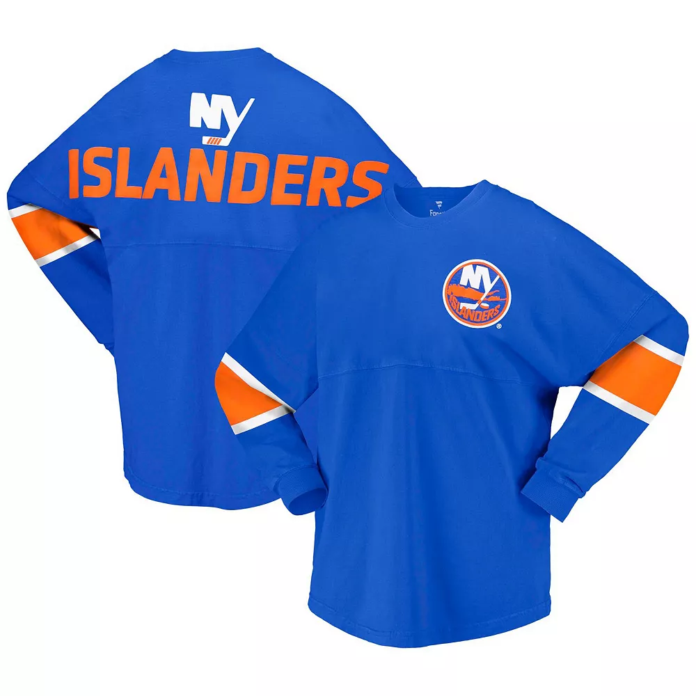 Women's Fanatics Branded Royal New York Islanders Jersey Long Sleeve T-Shirt 3 Women's Fanatics Branded Royal New York Islanders Jersey Long Sleeve T-Shirt