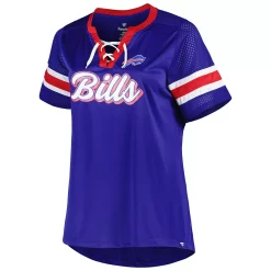 Women's Fanatics Branded Royal Buffalo Bills Plus Size Original State Lace-Up T-Shirt -Fanatics Clothing Shop 6157766 ALT2