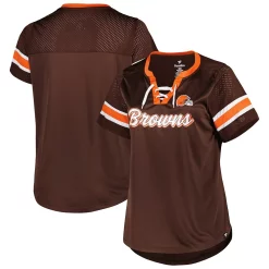 Women's Fanatics Branded Brown Cleveland Browns Plus Size Original State Lace-Up T-Shirt 6 Women's Fanatics Branded Brown Cleveland Browns Plus Size Original State Lace-Up T-Shirt -Fanatics Clothing Shop 6157772 ALT