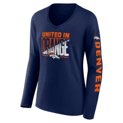 Women's Fanatics Branded Navy Denver Broncos Hometown Sweep Long Sleeve V-Neck T-Shirt 7 Women's Fanatics Branded Navy Denver Broncos Hometown Sweep Long Sleeve V-Neck T-Shirt -Fanatics Clothing Shop 6158749 ALT2