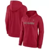Women's Fanatics Branded Red Tampa Bay Buccaneers Checklist Crossover V-Neck Pullover Hoodie