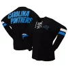 Women's Fanatics Branded Black Carolina Panthers Spirit Jersey Lace-Up V-Neck Long Sleeve T-Shirt 1 Women's Fanatics Branded Black Carolina Panthers Spirit Jersey Lace-Up V-Neck Long Sleeve T-Shirt -Fanatics Clothing Shop 6160338