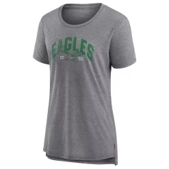Women's Fanatics Branded Heathered Gray Philadelphia Eagles Drop Back Modern T-Shirt 7 Women's Fanatics Branded Heathered Gray Philadelphia Eagles Drop Back Modern T-Shirt -Fanatics Clothing Shop 6160953 ALT2