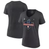 Women's Fanatics Branded Heather Charcoal Houston Astros 2022 World Series Champions Locker Room Plus Size V-Neck T-Shirt -Fanatics Clothing Shop 6163701