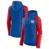Women's Fanatics Branded Royal/Red New York Giants End Around Raglan Full-Zip Hoodie -Fanatics Clothing Shop 6164849