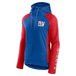 Women's Fanatics Branded Royal/Red New York Giants End Around Raglan Full-Zip Hoodie -Fanatics Clothing Shop 6164849 ALT2