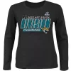Women's Fanatics Branded Black Jacksonville Jaguars 2022 AFC South Division Champions Divide & Conquer Plus Size Long Sleeve T-Shirt 1 Women's Fanatics Branded Black Jacksonville Jaguars 2022 AFC South Division Champions Divide & Conquer Plus Size Long Sleeve T-Shirt -Fanatics Clothing Shop 6186413