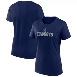 Women's Fanatics Branded Navy Dallas Cowboys Fundamental Base T-Shirt