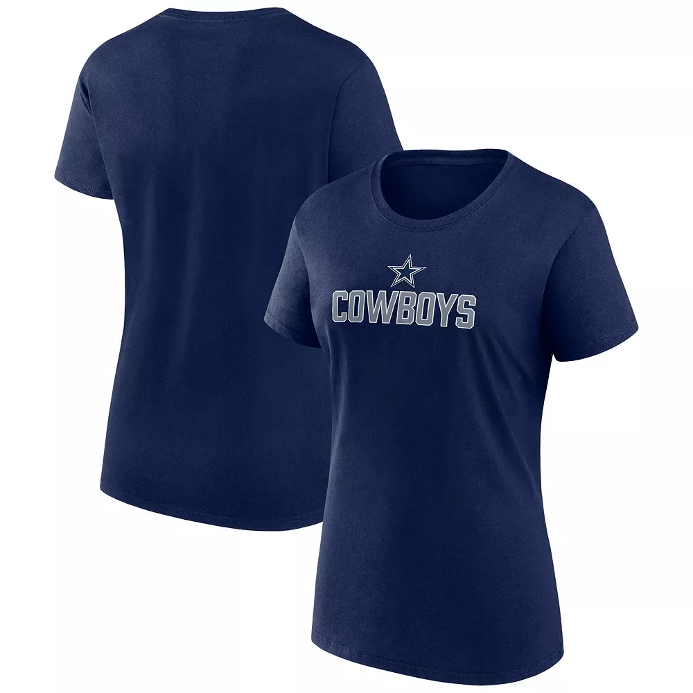 Women's Fanatics Branded Navy Dallas Cowboys Fundamental Base T-Shirt 4 Women's Fanatics Branded Navy Dallas Cowboys Fundamental Base T-Shirt - Image 2