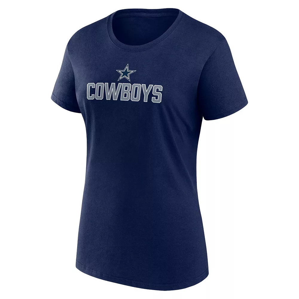 Women's Fanatics Branded Navy Dallas Cowboys Fundamental Base T-Shirt 5 Women's Fanatics Branded Navy Dallas Cowboys Fundamental Base T-Shirt - Image 3
