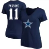 Women's Fanatics Branded Micah Parsons Navy Dallas Cowboys Plus Size Player Name & Number V-Neck T-Shirt 2 Women's Fanatics Branded Micah Parsons Navy Dallas Cowboys Plus Size Player Name & Number V-Neck T-Shirt -Fanatics Clothing Shop 6186767