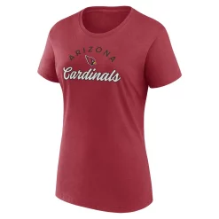 Women's Fanatics Branded Cardinal/White Arizona Cardinals Short & Long Sleeve T-Shirt Combo Pack -Fanatics Clothing Shop 6221877 ALT2